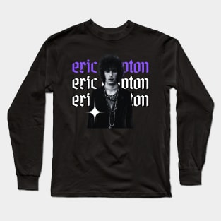 eric clapton x 70s retro Long Sleeve T-Shirt